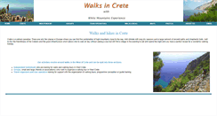 Desktop Screenshot of crete-walks.com