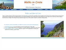 Tablet Screenshot of crete-walks.com